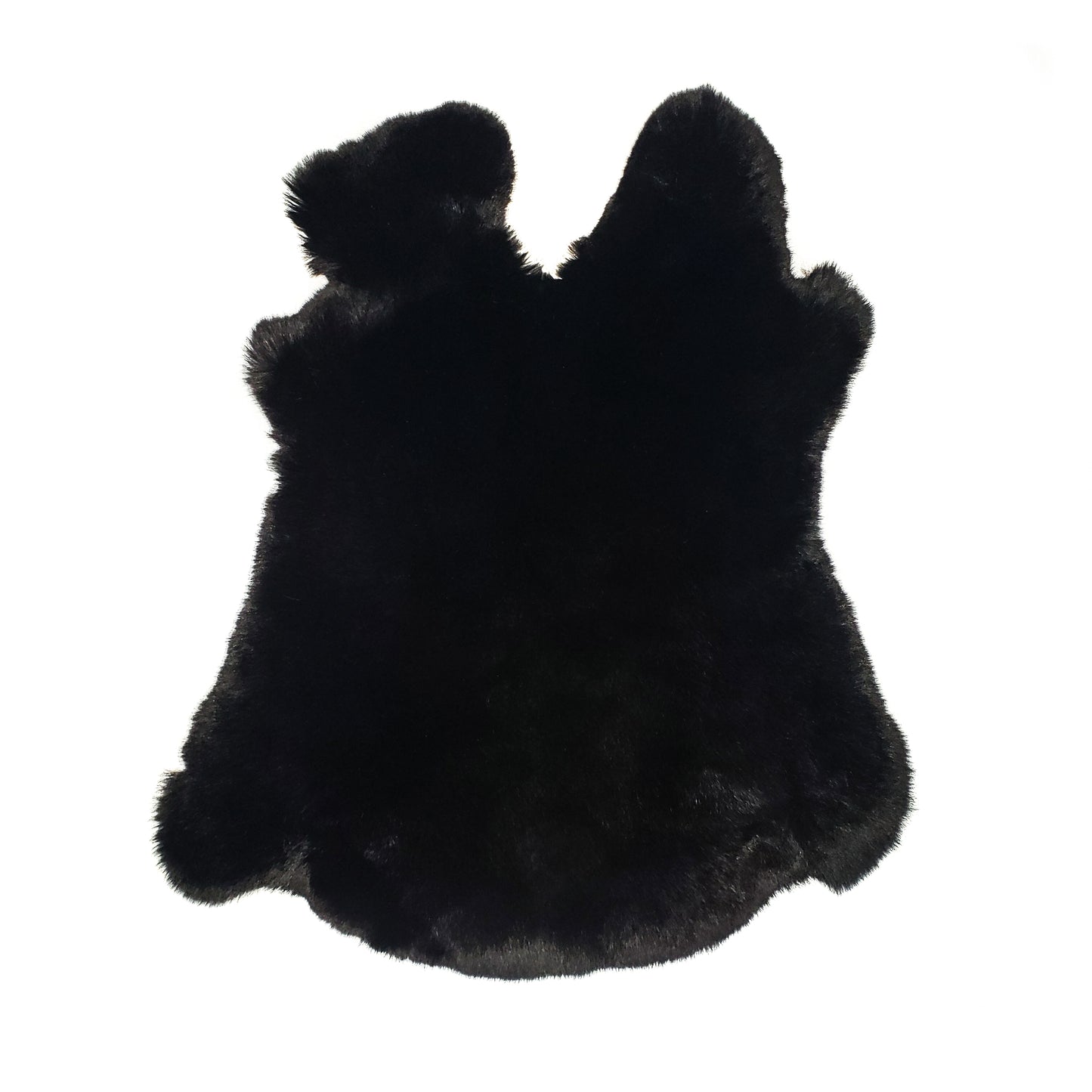 Rex Rabbit Fur - Black
