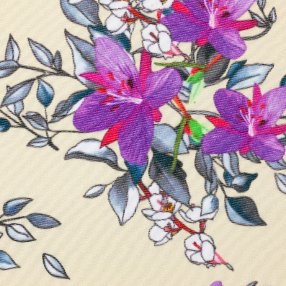 Arctic Floral - Lemon (detail)