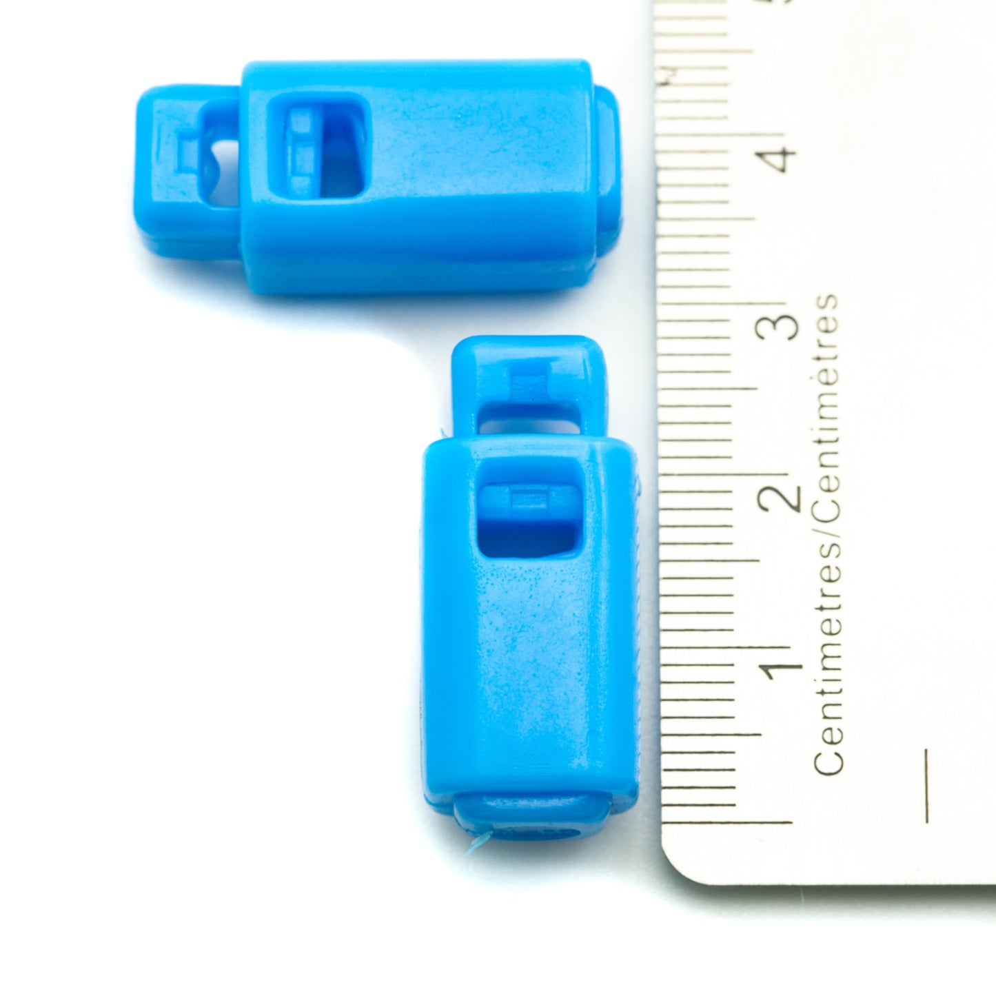 Cord Stoppers - Block - Bright Blue (detail)