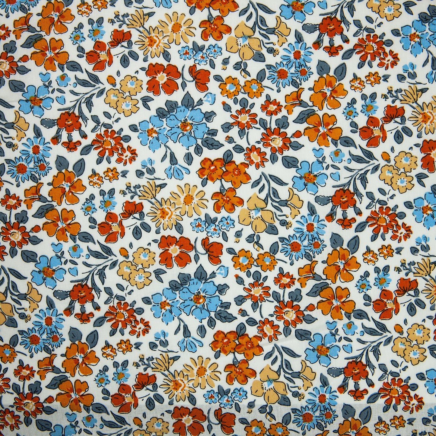 Cotton Floral - Sunset Bloom (wide)