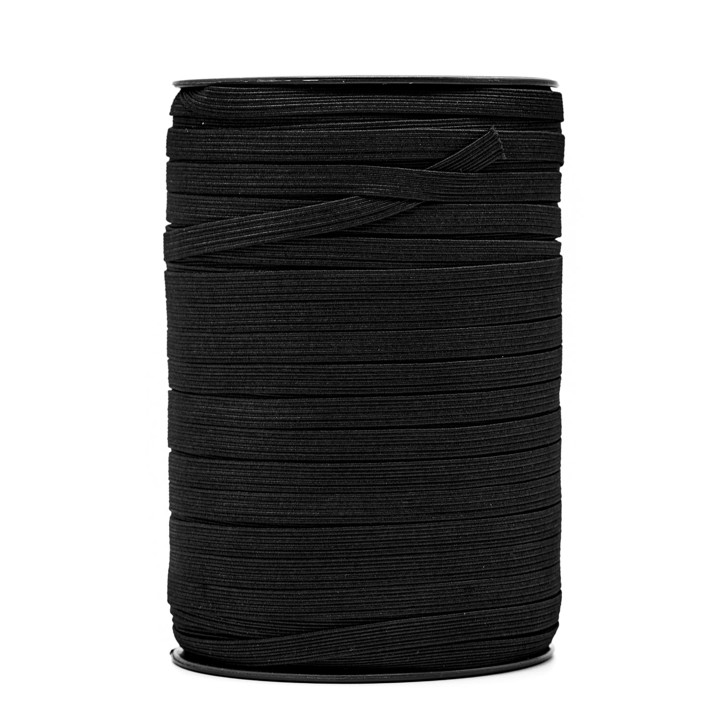 Elastic - Black (less than 1 inch width) - Roll (stand)