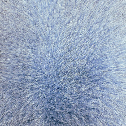 Dyed Shadow Fox Fur - Baby Blue