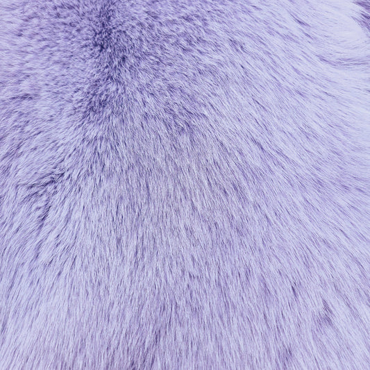 Dyed Norweigan Blue Fox Fur - Lilac
