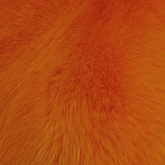 Dyed Shadow Fox Fur - Orange