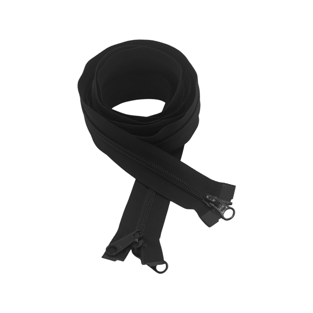 2-Way Sleeping Bag Zippers - Black