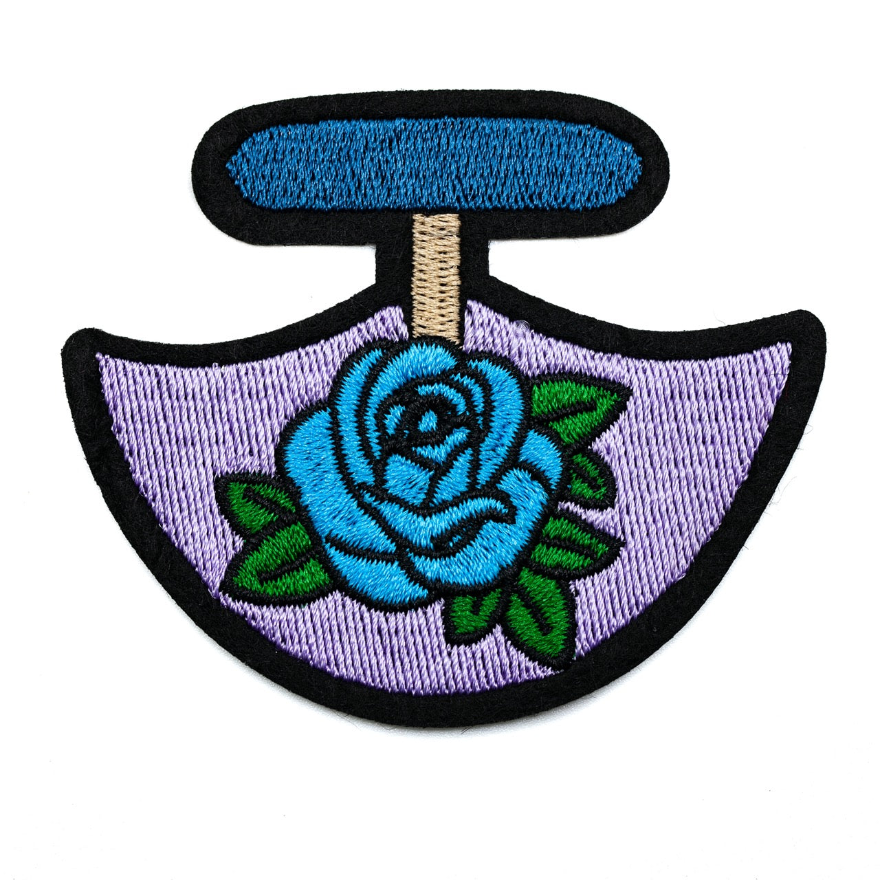 InukChic® Iron-On Patches - Rose Ulu - Lavender