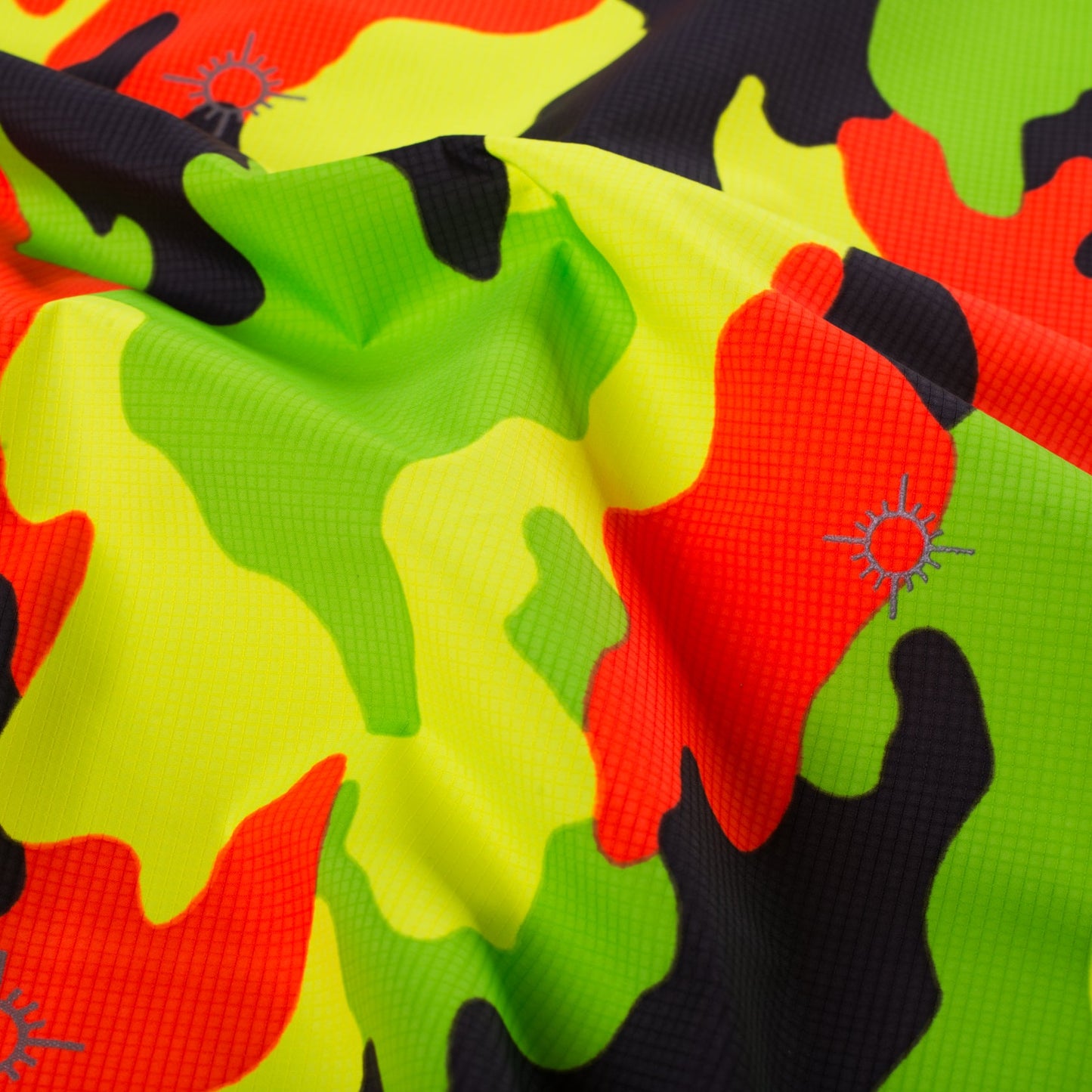 1.9 Ripstop Lining - Fluorescent Camo