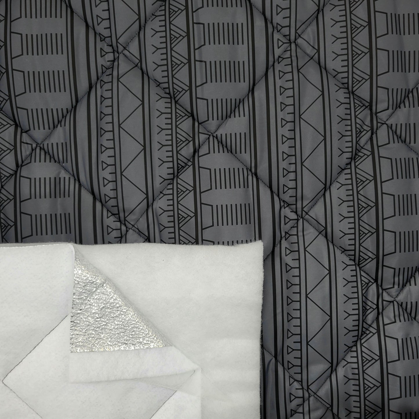 Quilted PrimaSoft™ /Radiantex 15oz Tunniit by Martha Kyak - Pewter