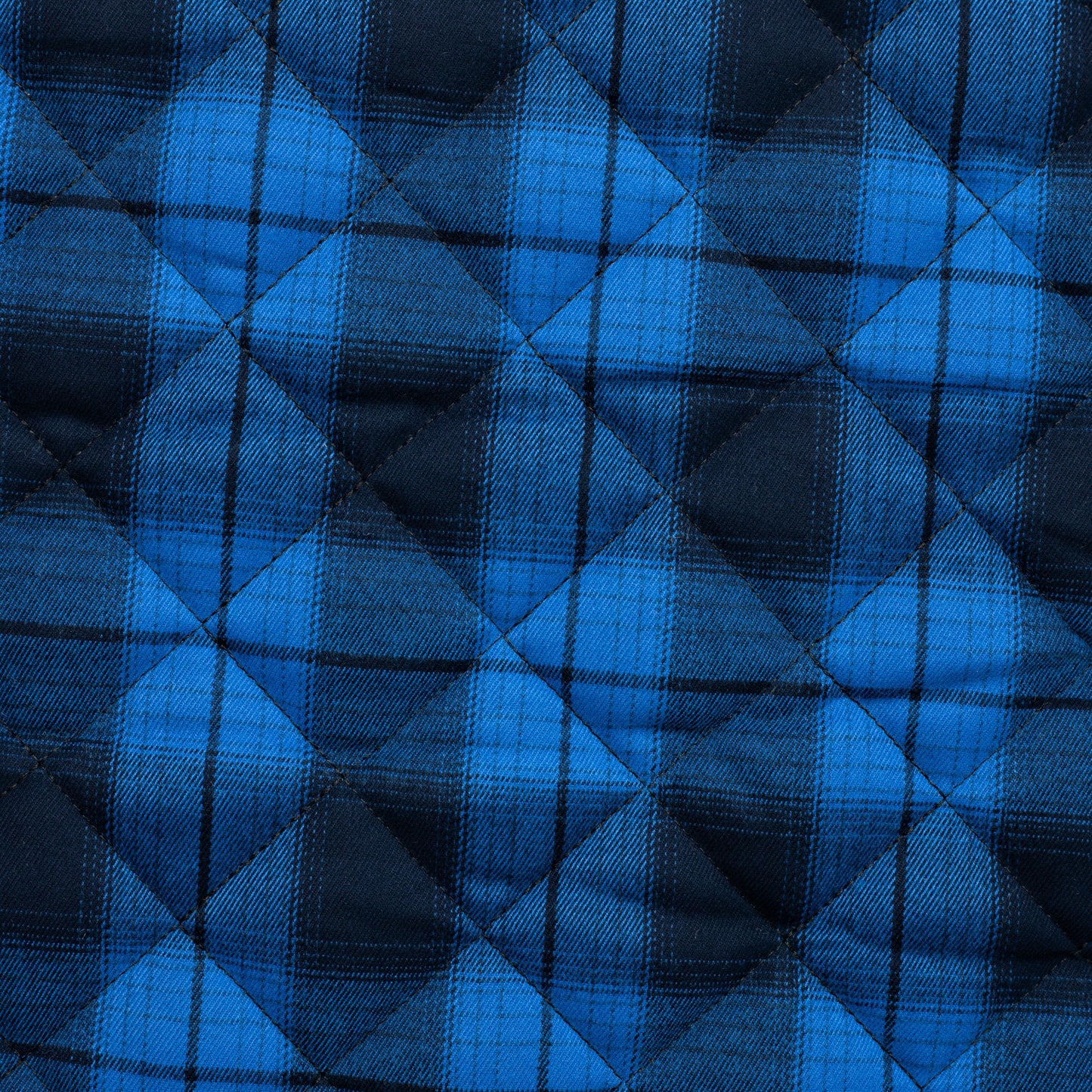 Quilted PrimaSoft™ Tartan 2-Sided 10oz - Blue