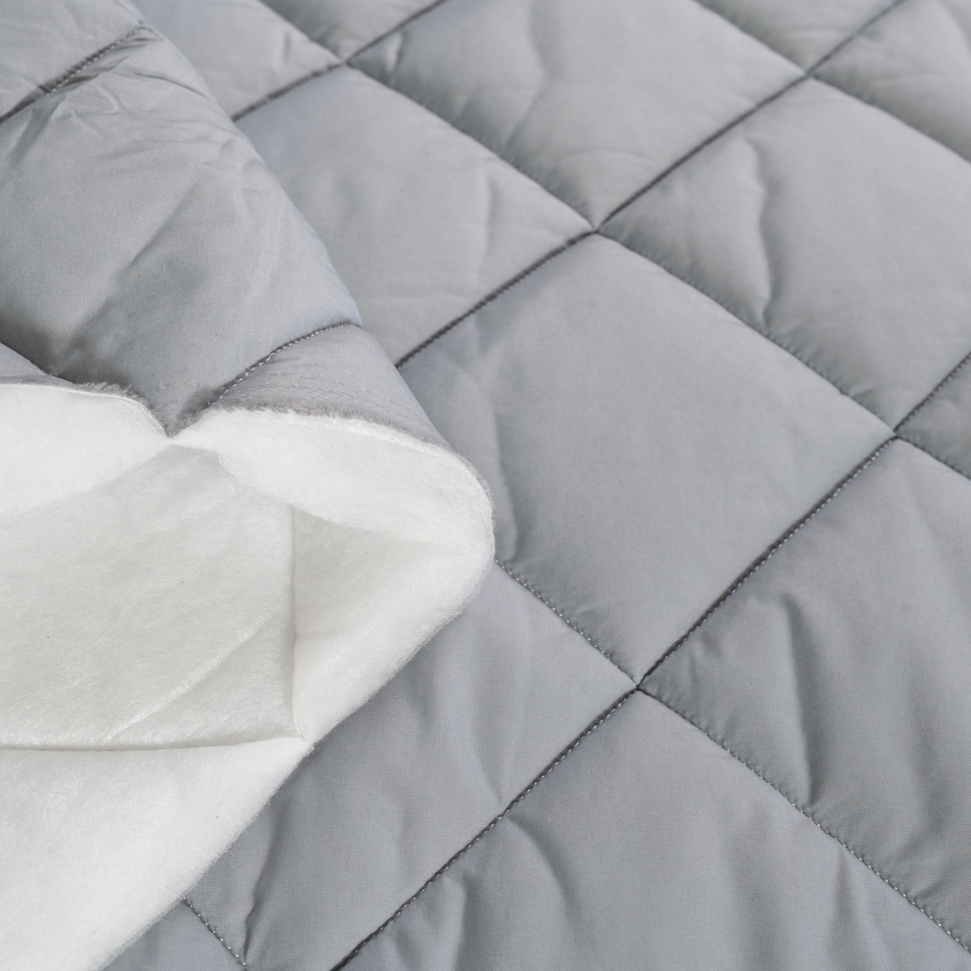 Quilted PrimaSoft™ - 1-Sided, 10oz - Grey