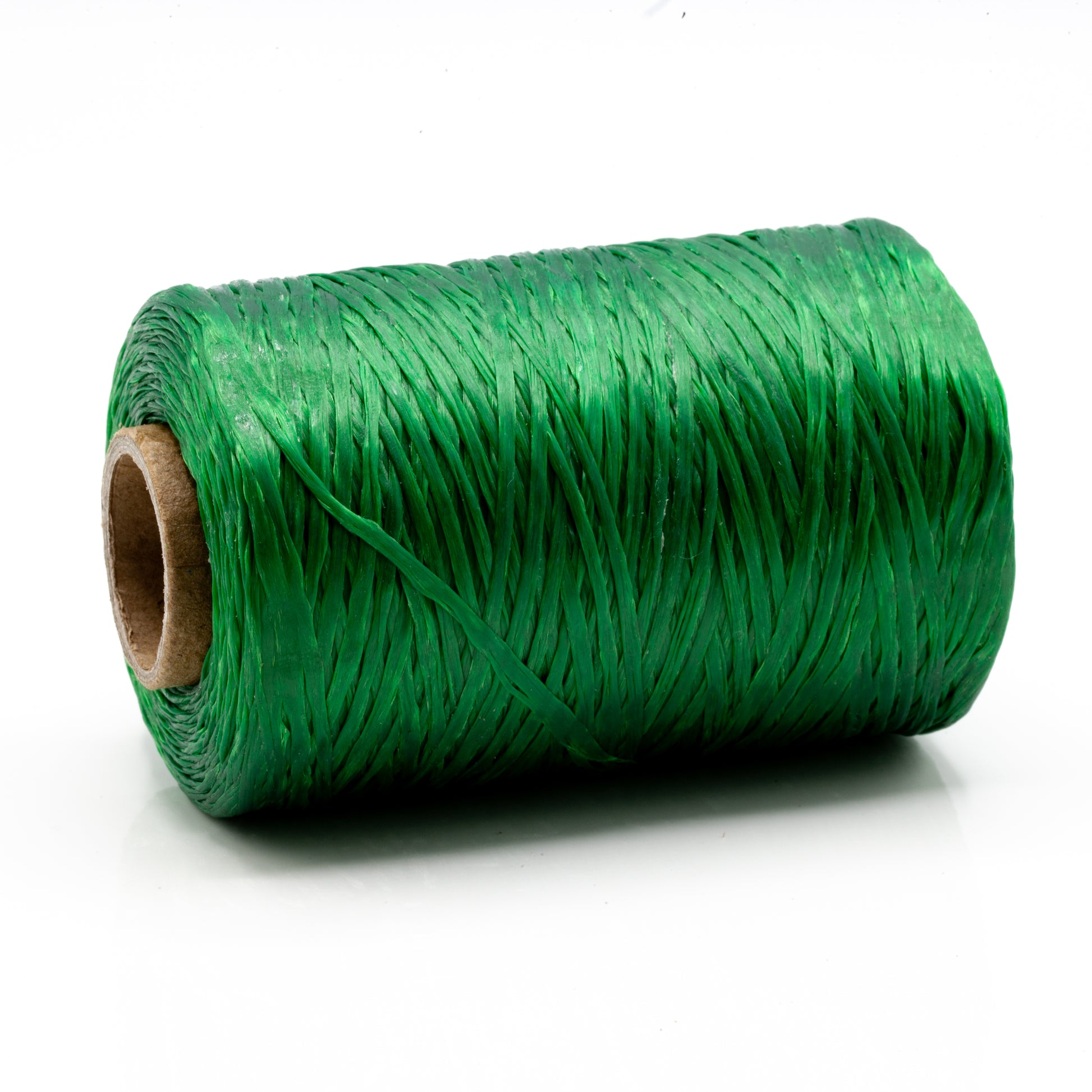 Waxed, Artificial Sinew Thread - Green (side)