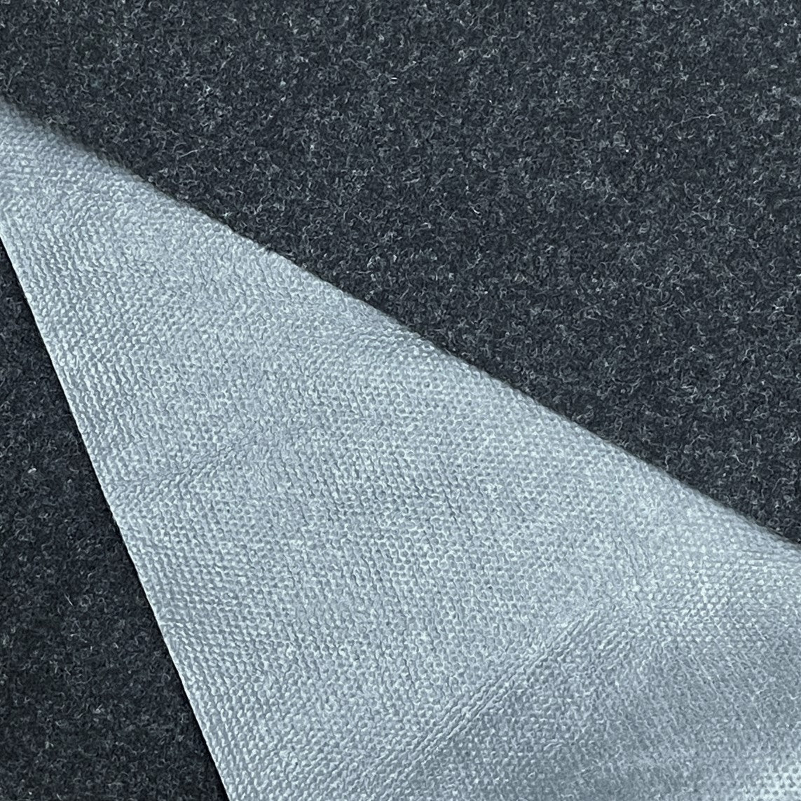 LOREL PIANO CHARCOAL WOOL MELTON