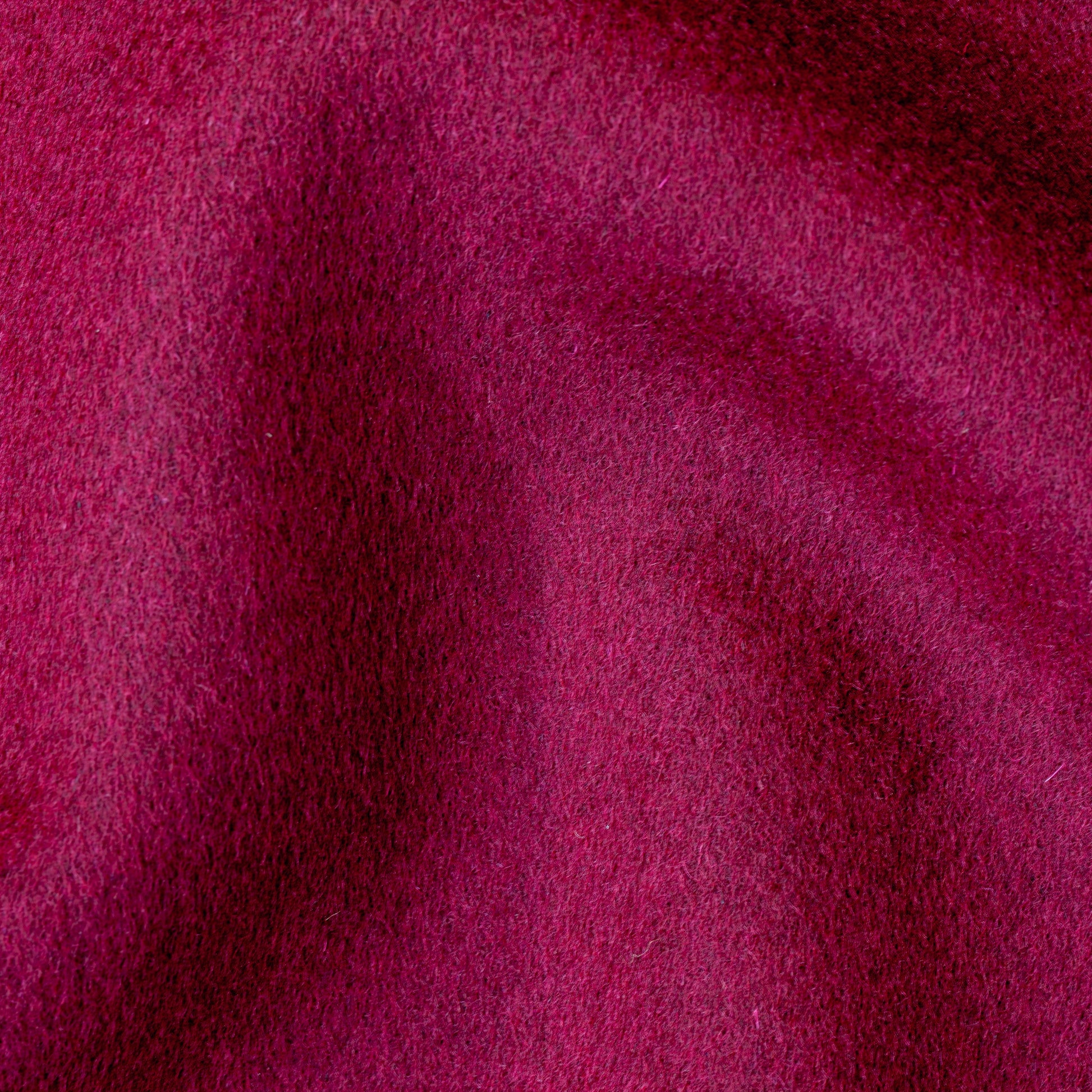 Wool Melton Oxblood Red Closeup