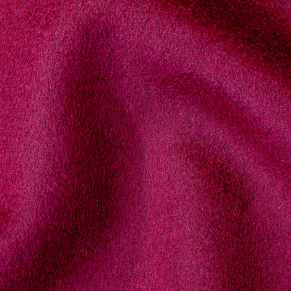Wool Melton Oxblood Red Closeup