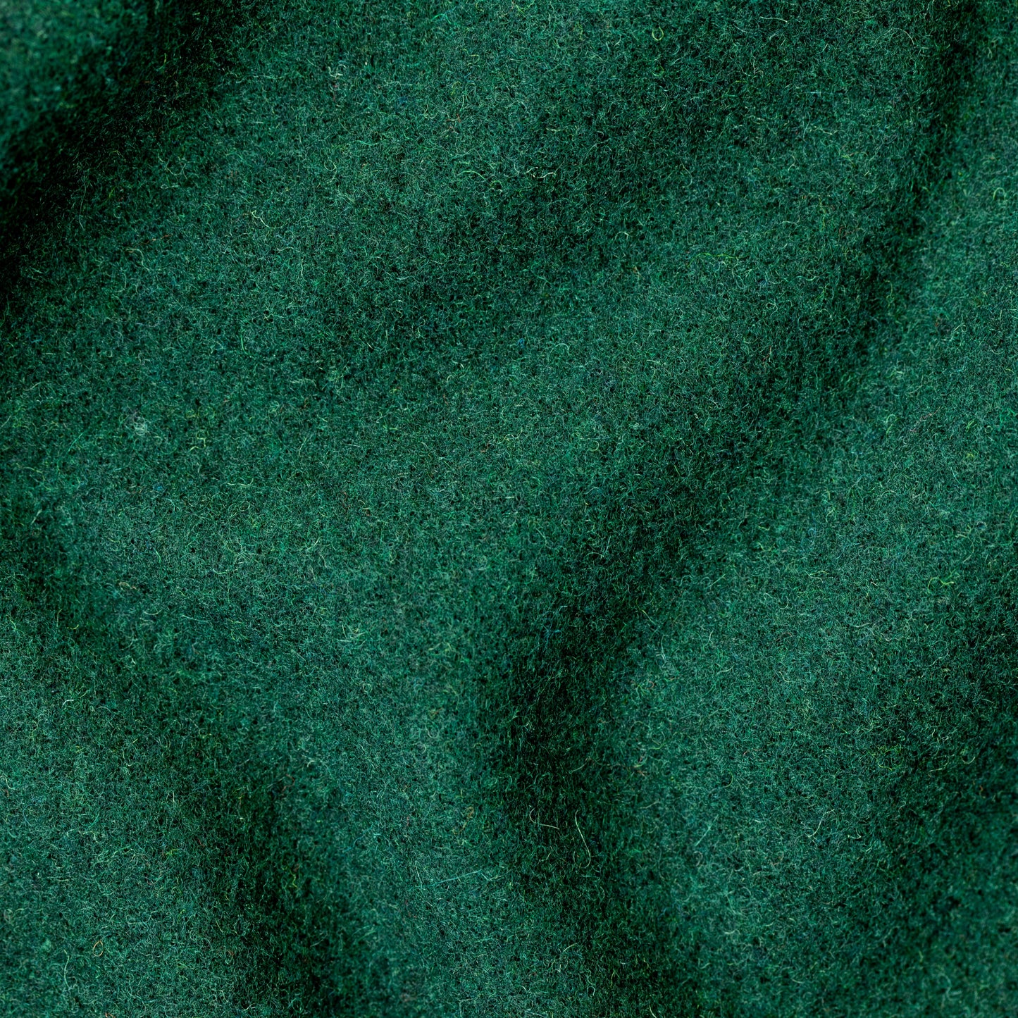 Italian Polyamid Wool - Dark Green closeup