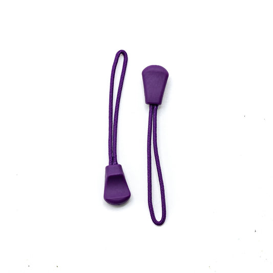 Zipper Pull - Purple (close)