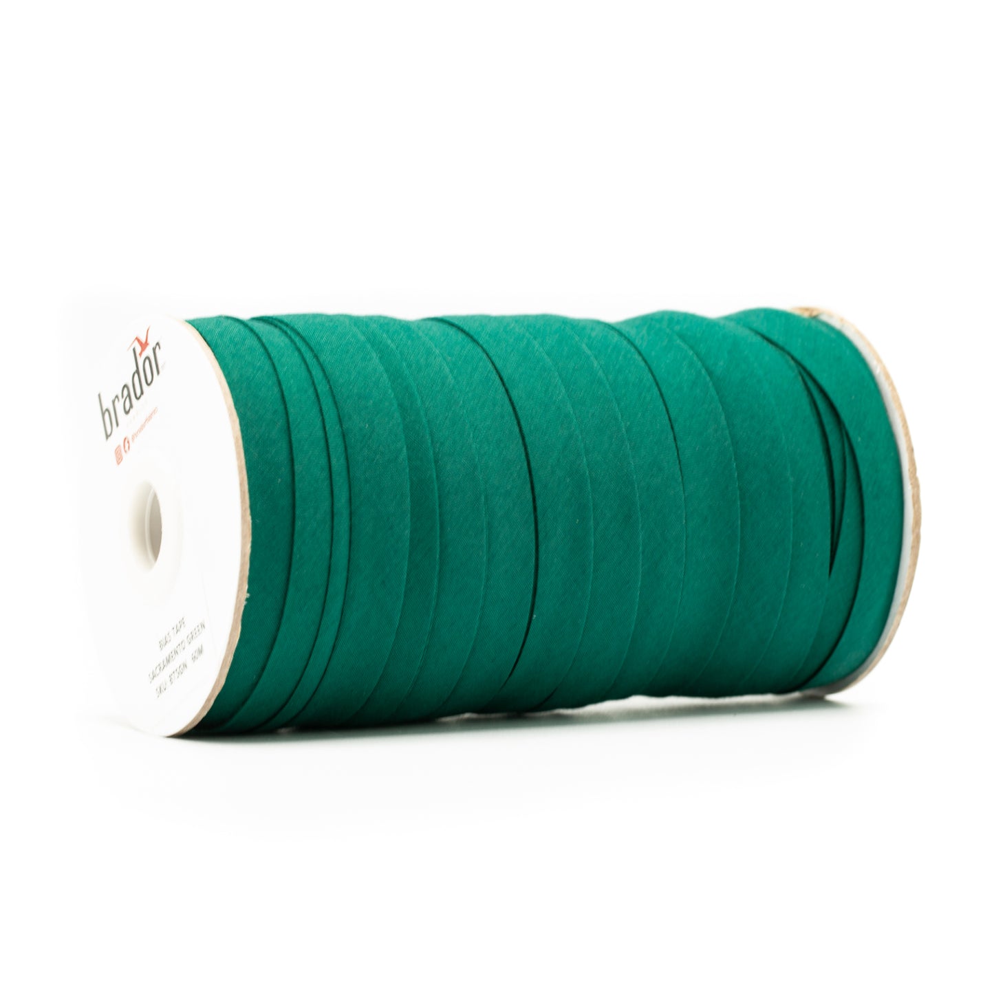 Bias Tape - 13mm - Sacramento Green (side))