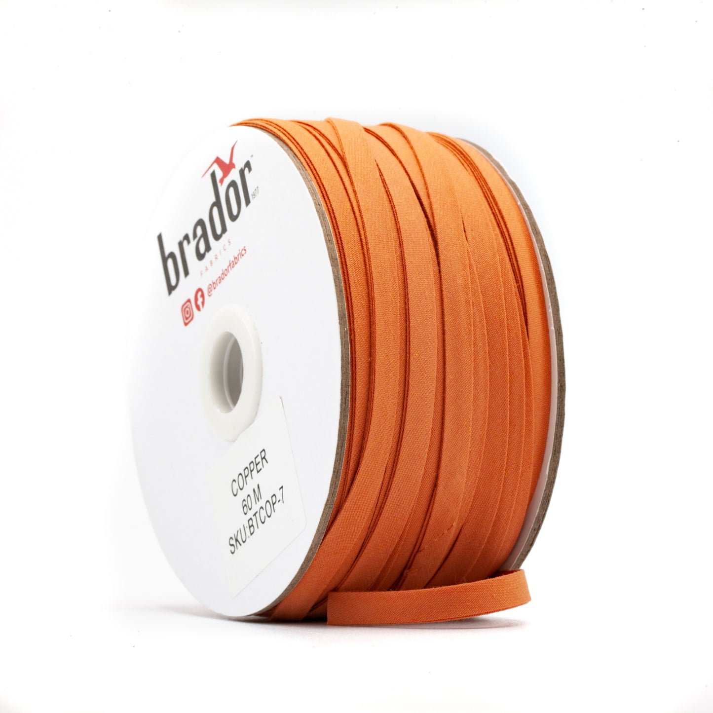 Bias Tape - Copper - 7mm (stand)