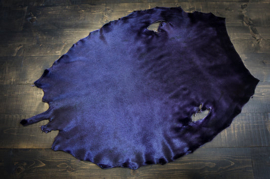 Dyed Harp Seal Skin - Purple