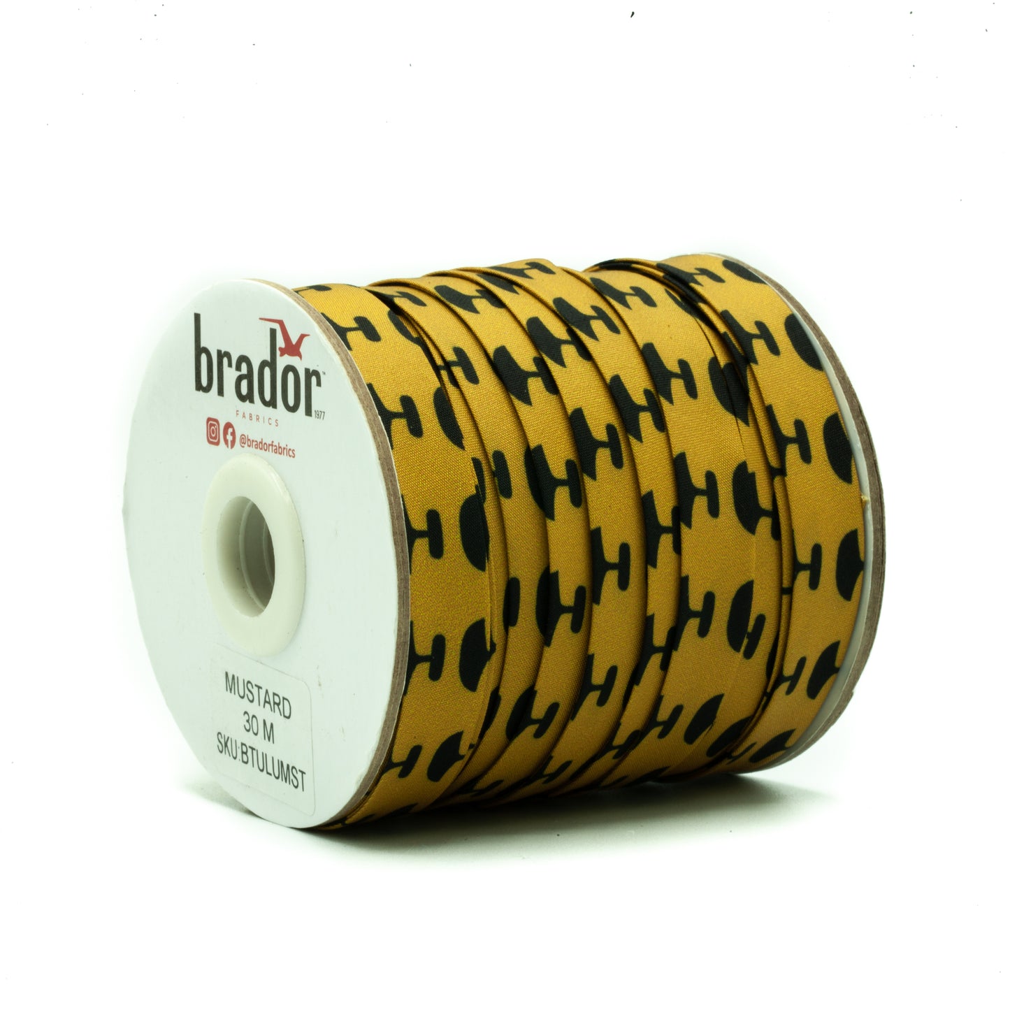 Bias Tape - Ulu - Mustard (side)