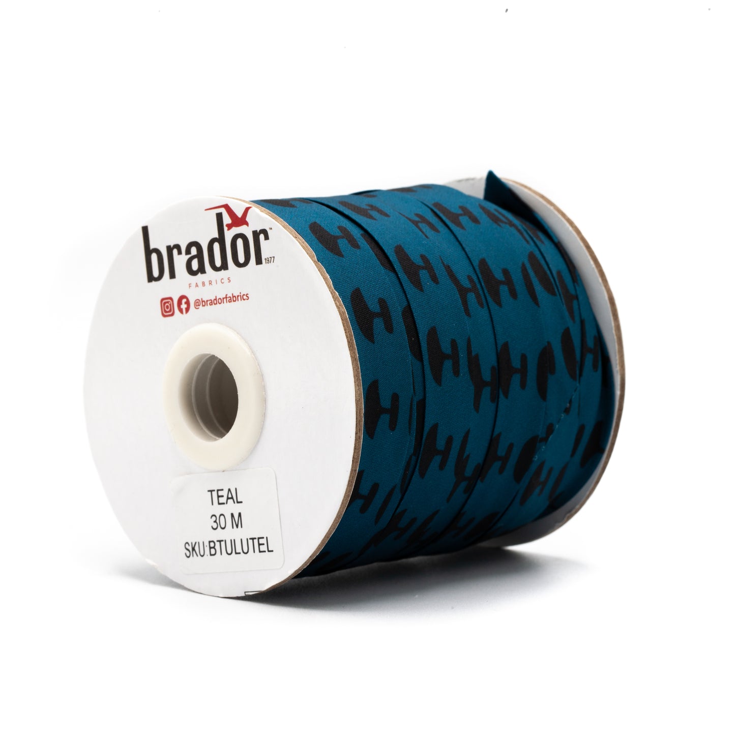 Bias Tape - Ulu - Teal (side)