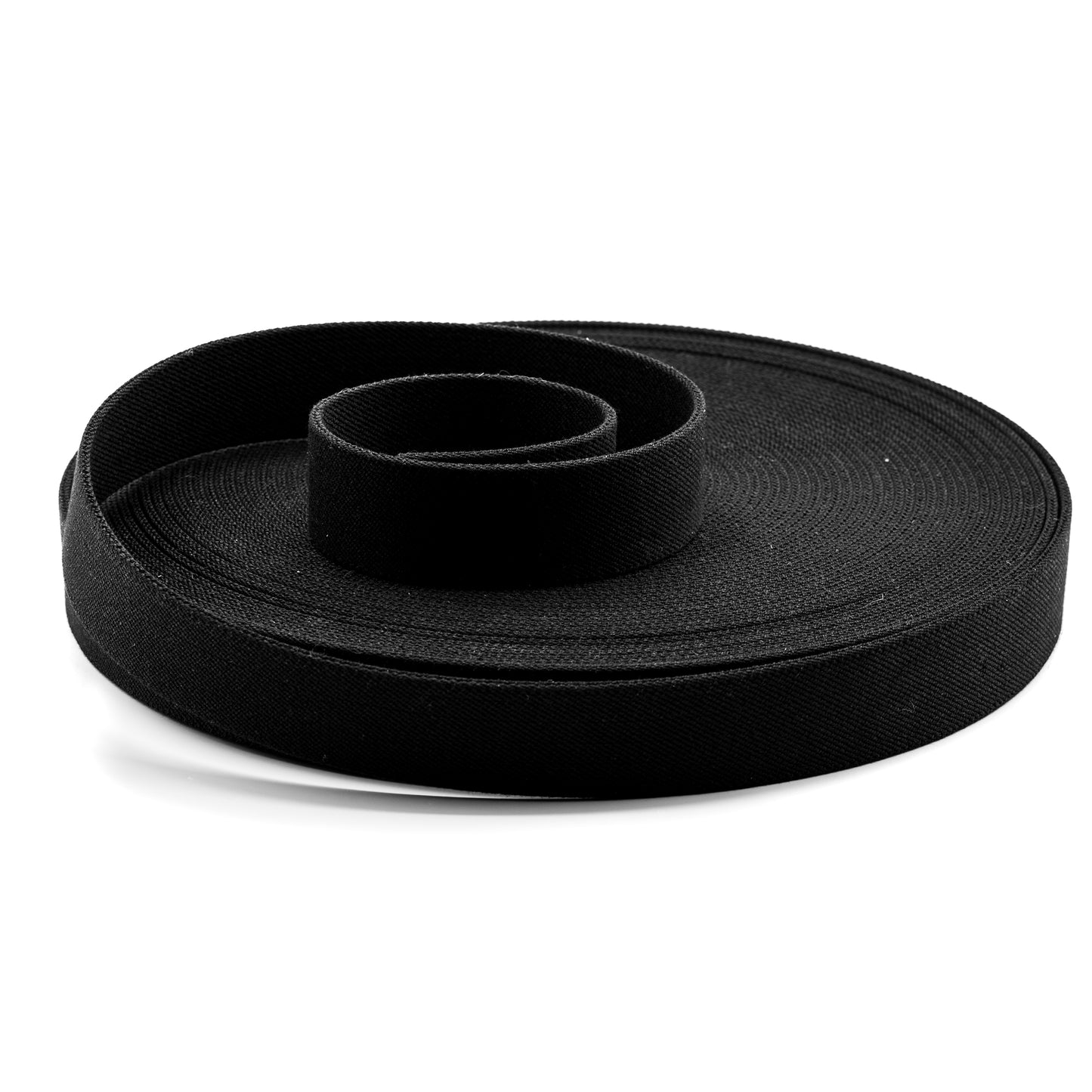 Webbing - Black (Herringbone) roll