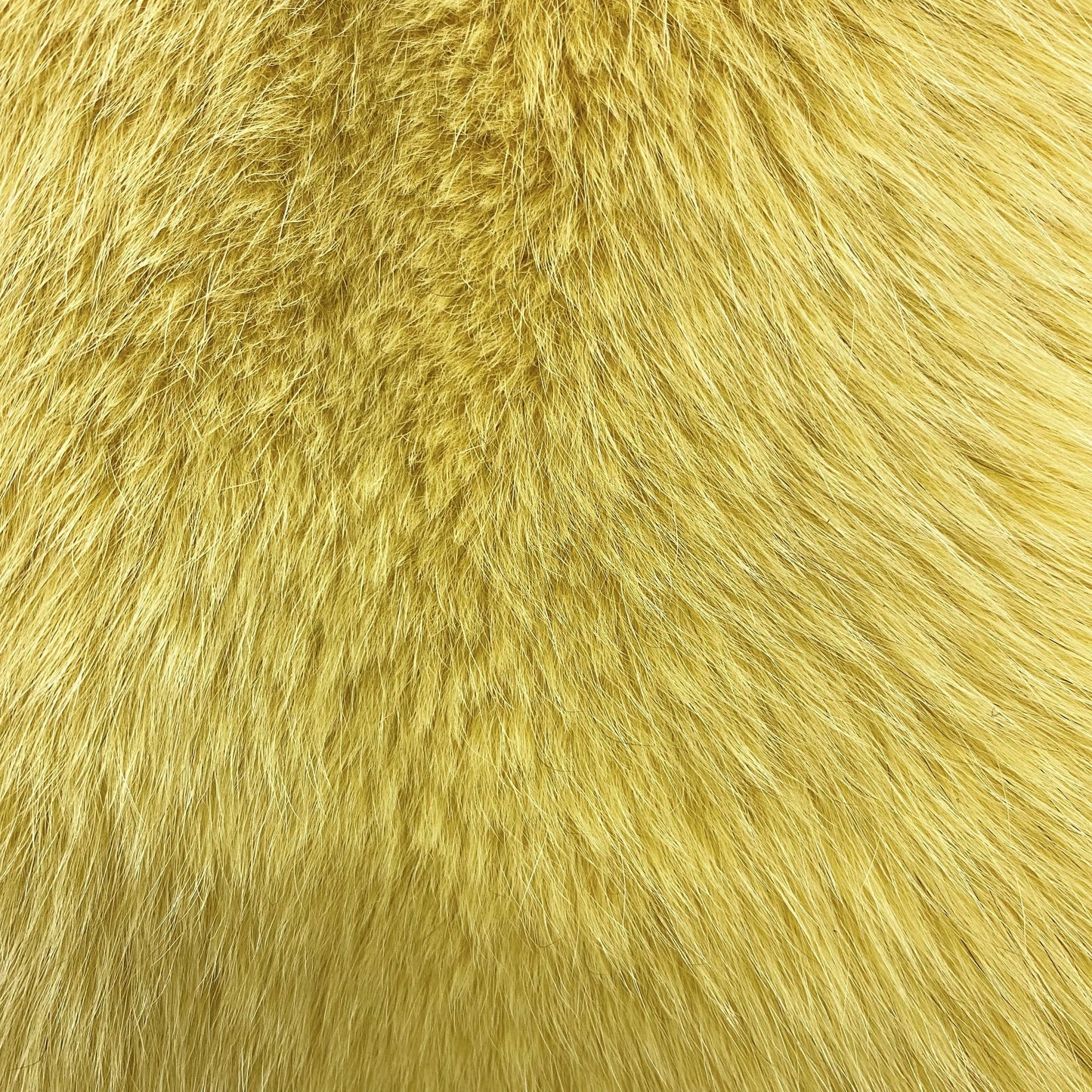 Fourrure de Renard Ombre Teintée - Jaune