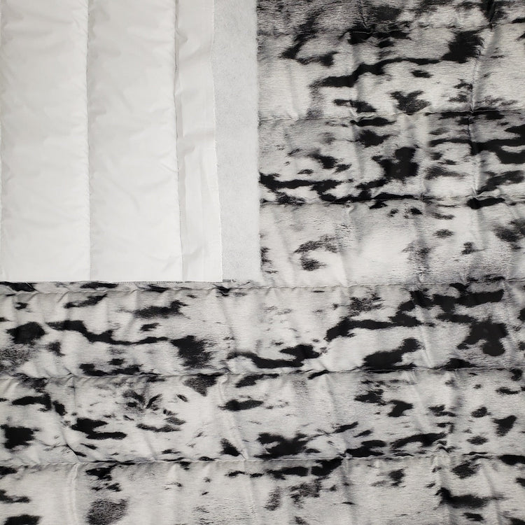 Quilted Holofill™ 2-Sided 13oz - Seal Skin (Natural/Silver)