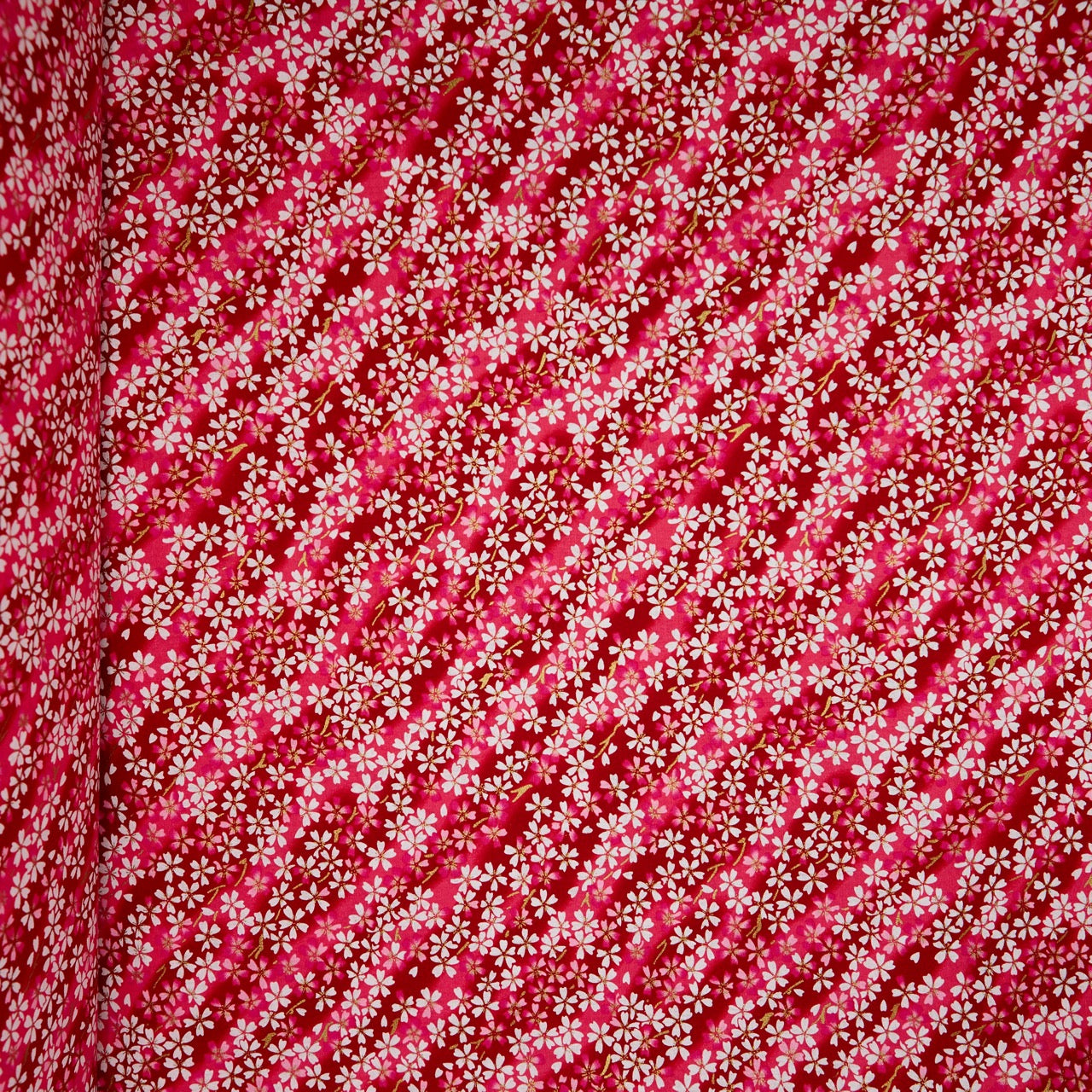 Cotton Metallic - Calico Field - Red (full)