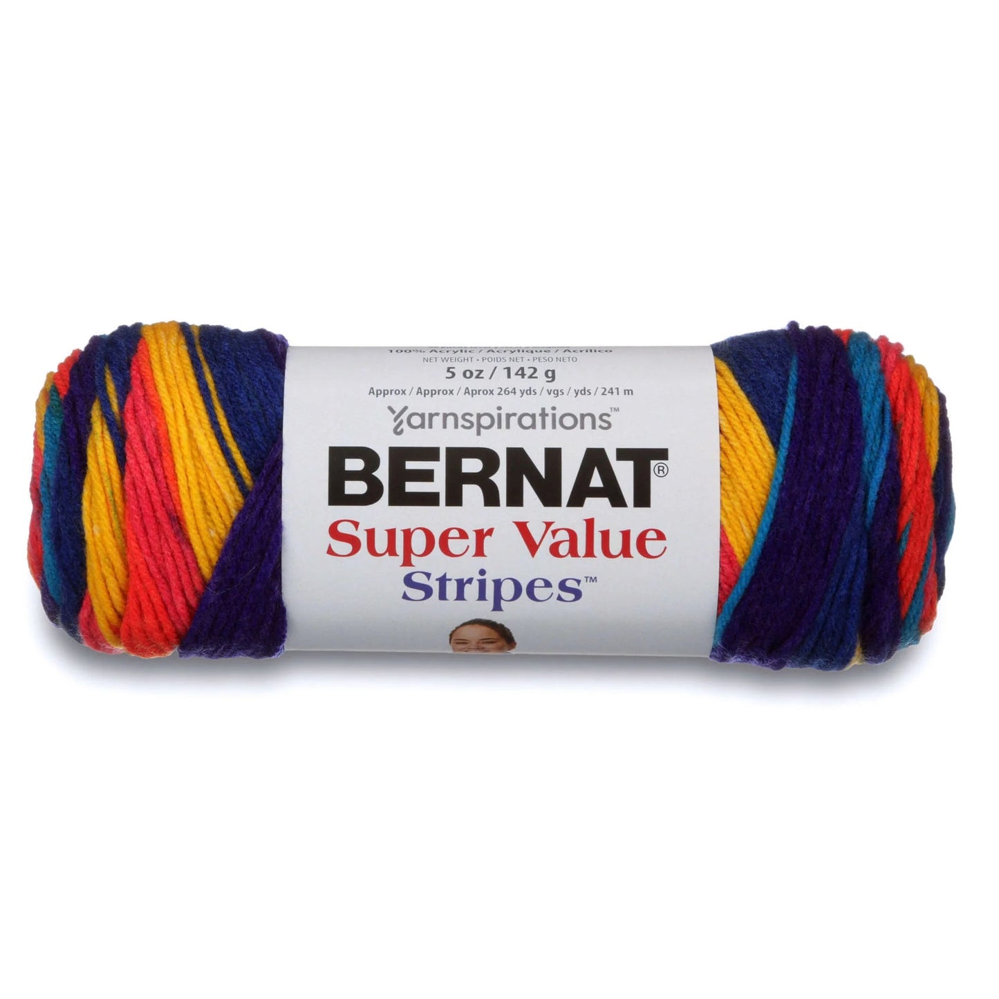 Bernat® Super Value - Candy Store Stripes