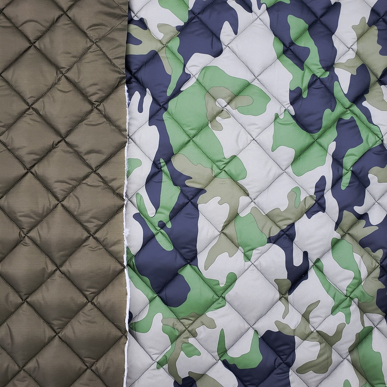 Quilted Arctic Fill™ - 2-Sided, 8oz - Camo - Army Green (wide)