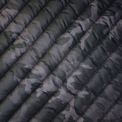 Quilted Polar 2-Sided 13oz - Camo Army Black (flat)