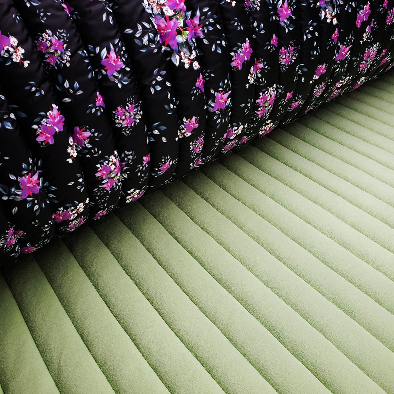- Kyak Floral Martha – Fabrics Quilted by Brador 2-Sided Polar Arctic 13oz