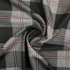 Tartan D - Grey, Red, White