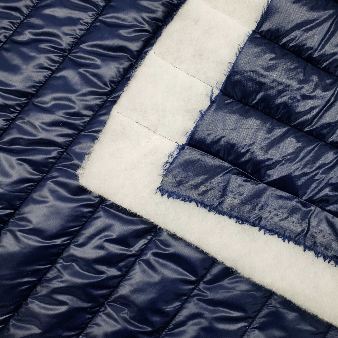 Quilted PrimaSoft™ - 2-Sided, 6oz - Ripstop Lining (Navy)