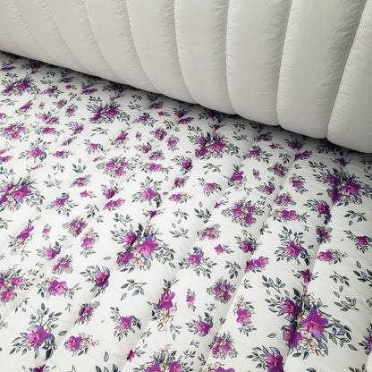 Quilted Holofill™ - 2-Sided, 13oz - Arctic Floral by Martha Kyak - White (roll)