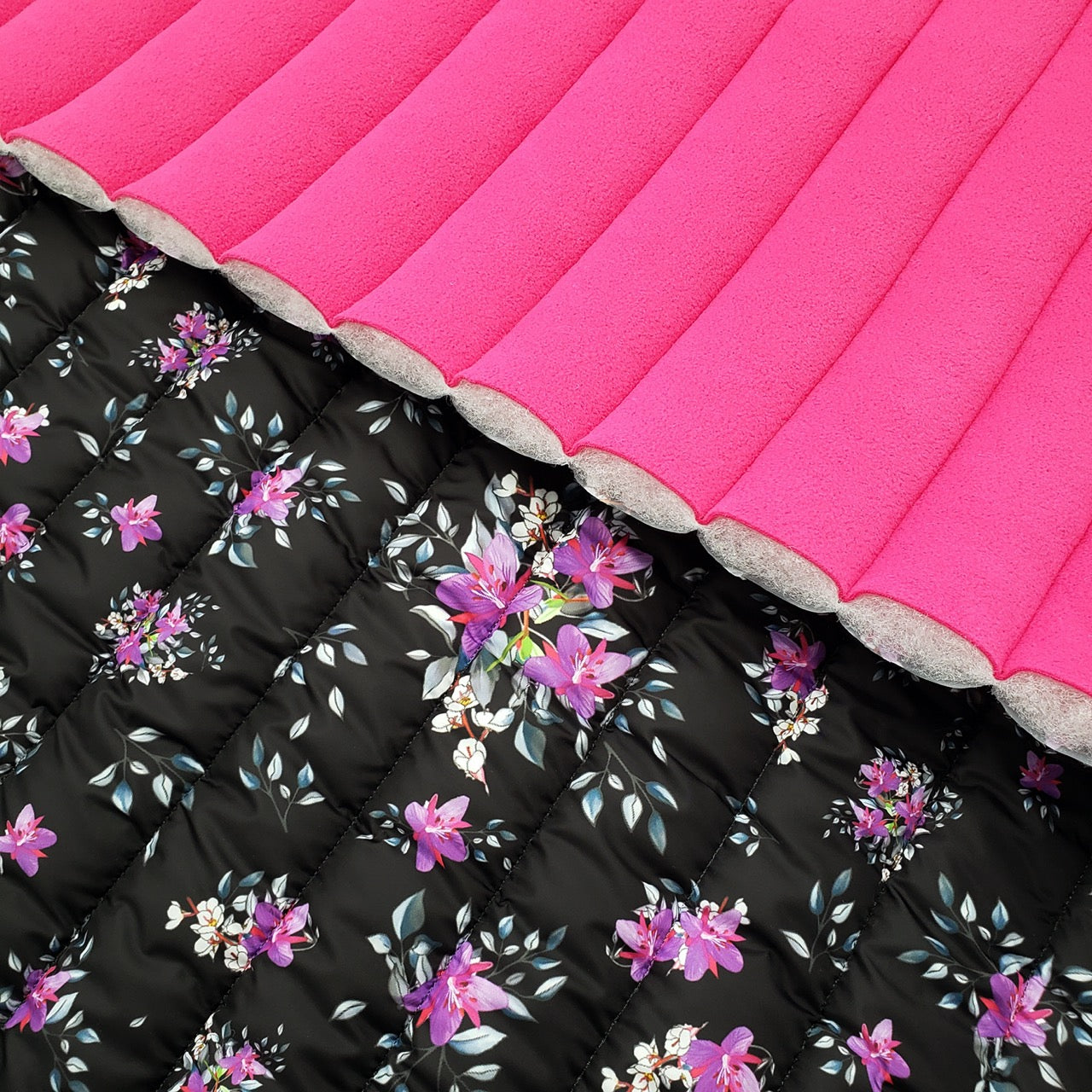 Quilted Polar 2-Sided 13oz - Arctic Floral by Martha Kyak