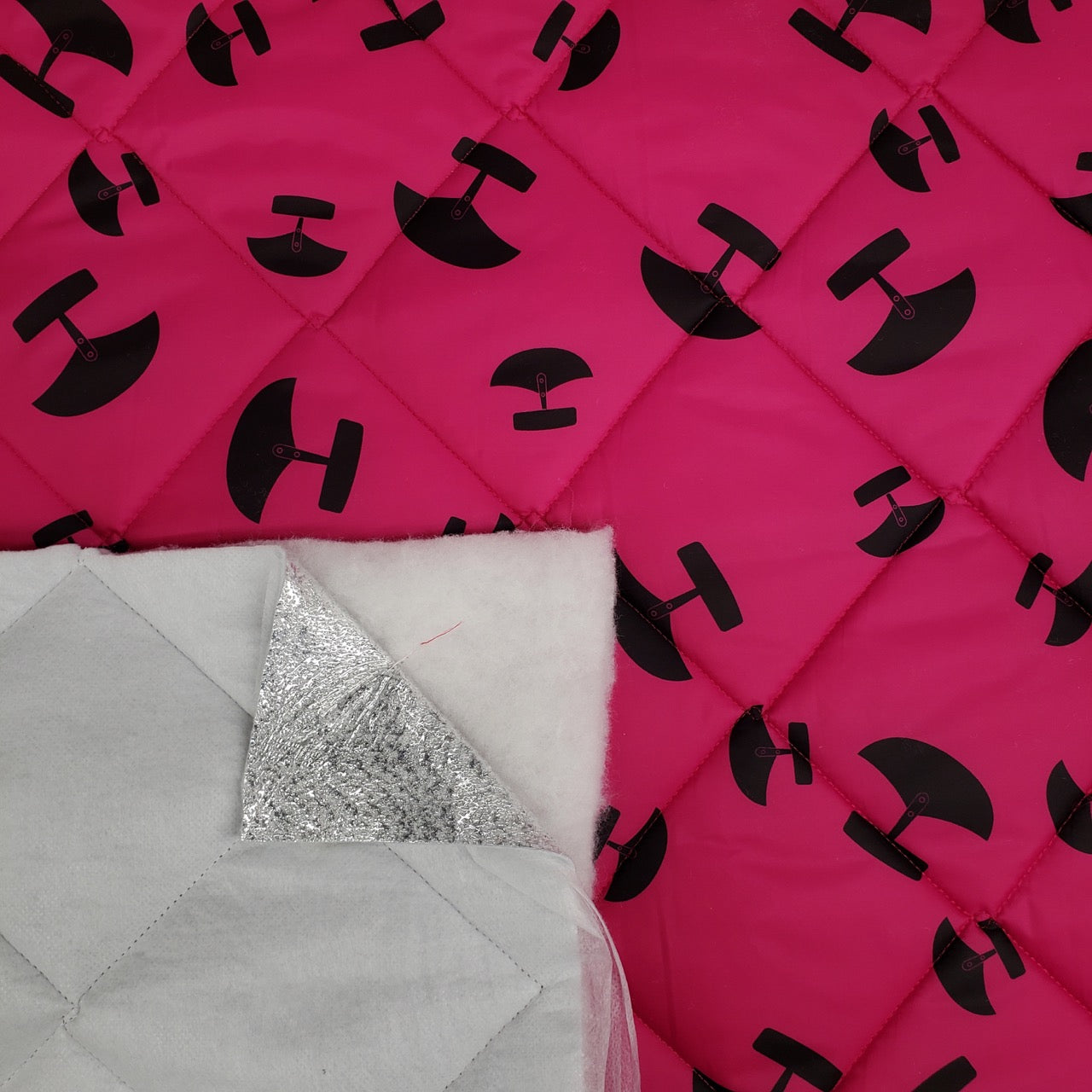 Quilted Primasoft™/ Radiantex, 15oz - Ulu - Magenta