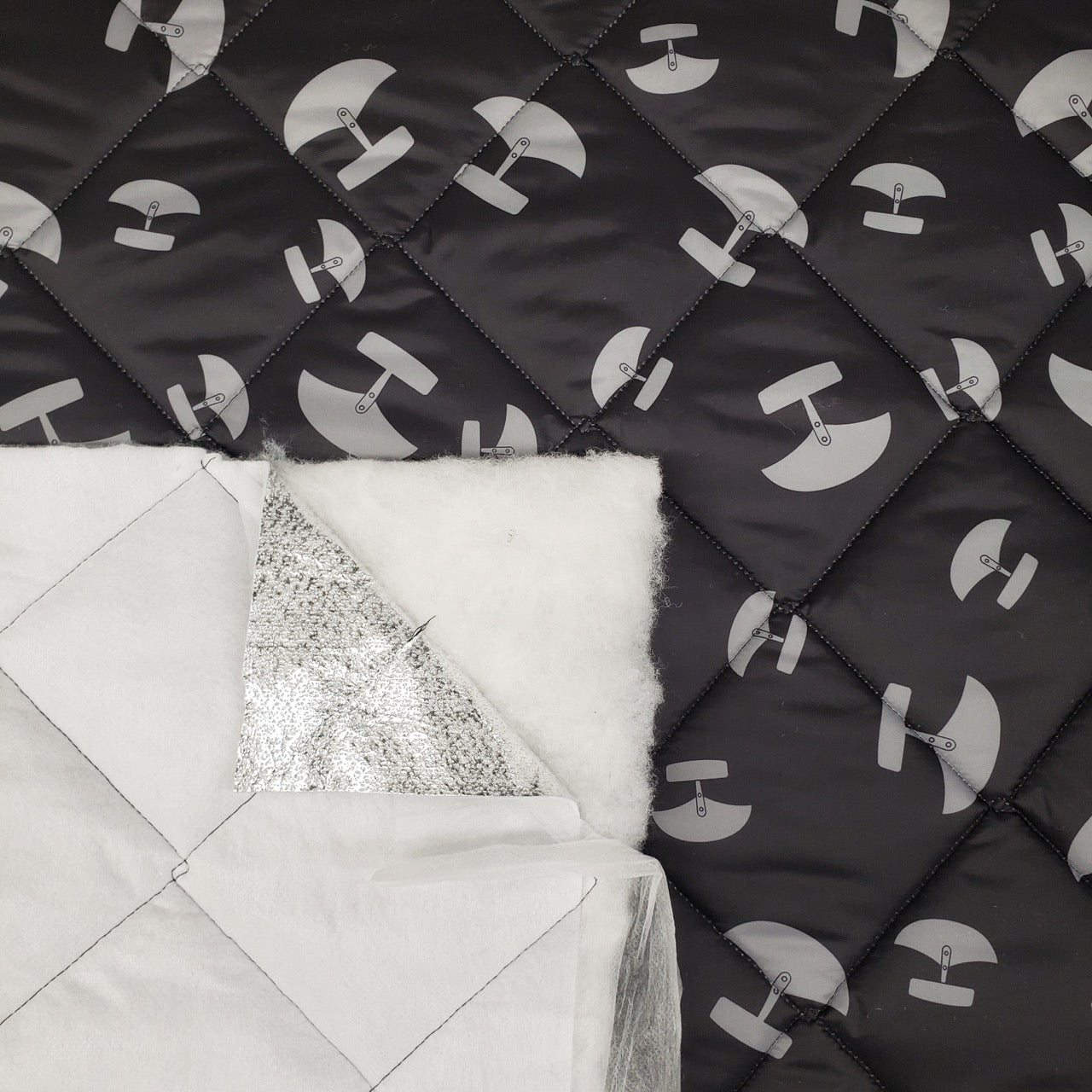Quilted Primasoft™/ Radiantex, 15oz - Ulu - Charcoal