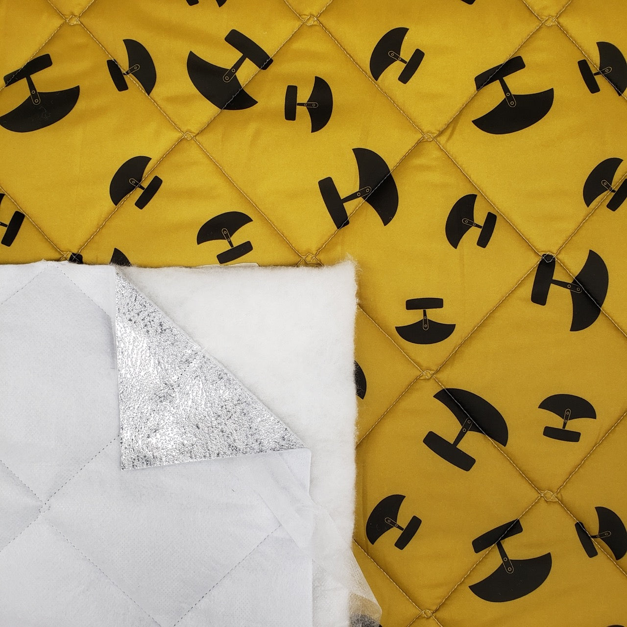 Quilted Primasoft™/ Radiantex, 15oz - Ulu - Mustard
