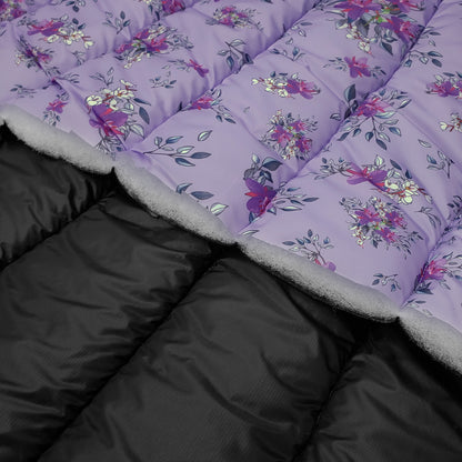 Quilted Holofill™ 2-Sided 13oz - Arctic Floral by Martha Kyak