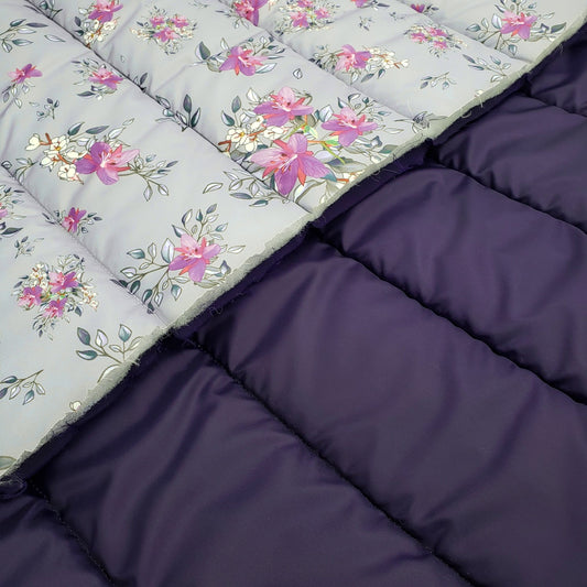 Quilted Holofill™ 2-Sided 13oz - Arctic Floral by Martha Kyak - CUT