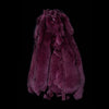Dyed Norwegian Blue Fox Fur - Berry