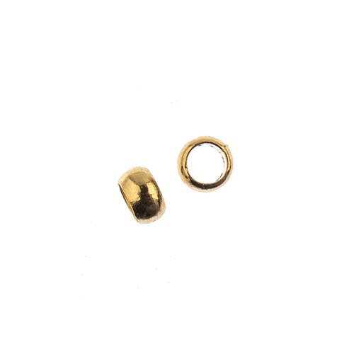 Crimp Beads (3mm) - Gold