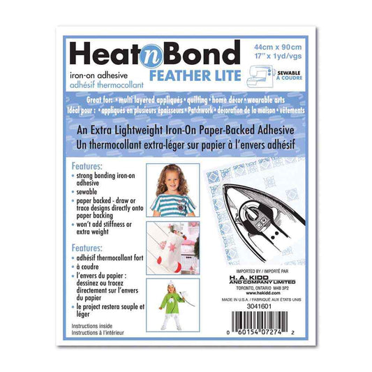 HeatnBond® Iron-On Adhesive Sheets - Feather Lite