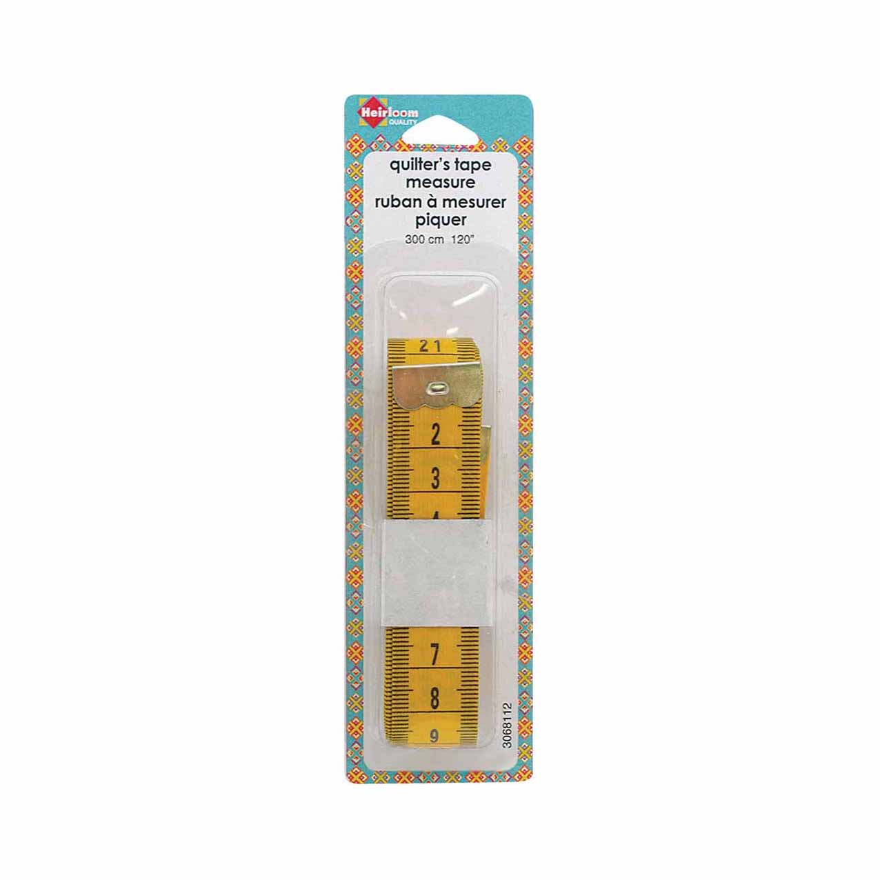 Heirloom® Quilter's Tape Measure (300cm / 120") (pckg)