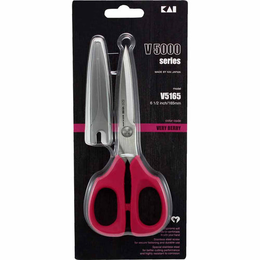 Kai - Teal 8 inch Shears (V5210T) - 4901601001716. Quilting Notions