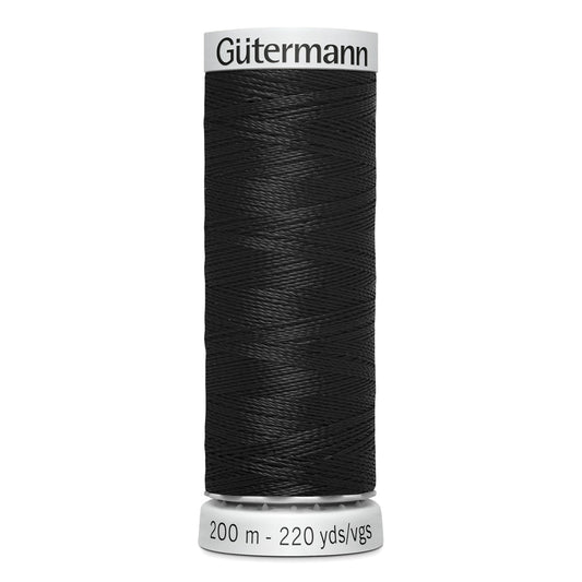 GÜTERMANN - Dekor Rayon Thread 200m - Black