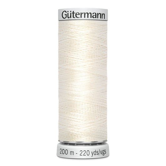 GÜTERMANN - Dekor Rayon Thread 200m - Winter White