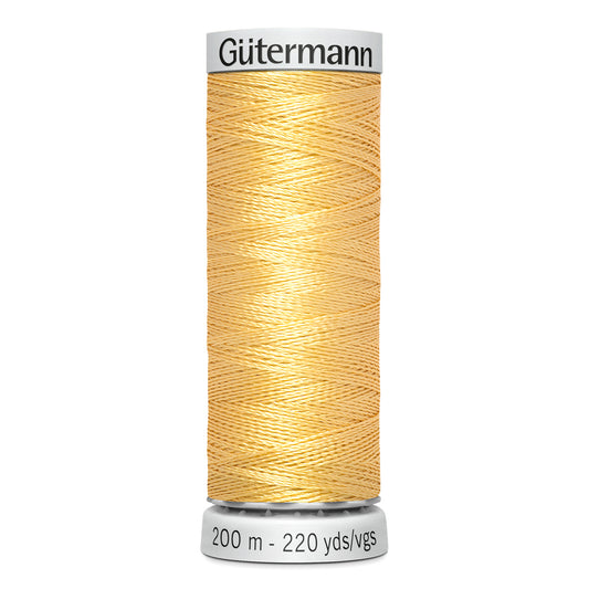 GÜTERMANN - Dekor Rayon Thread 200m - Light Yellow